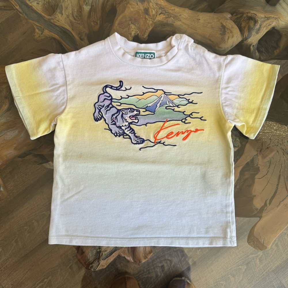 Kenzo Kids Boys Tiger Logo T-Shirt